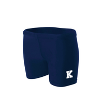 Load image into Gallery viewer, K-Strong Womens Practice 4" Compression Shorts in Navy