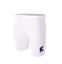 Load image into Gallery viewer, K-Strong Practice 8" Compression Shorts in White