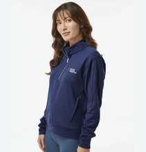 Load image into Gallery viewer, K-Stack Womens Lightweight DriFit 1/4 Zip by adidas in Navy