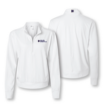 Load image into Gallery viewer, K-Stack Womens Lightweight DriFit 1/4 Zip by adidas in White