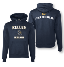 Load image into Gallery viewer, K-NATION Arch Stack PO Hoodie by Champion in Navy