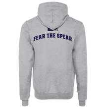 Load image into Gallery viewer, K-NATION Arch Stack PO Hoodie by Champion in Grey Htr