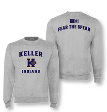 Load image into Gallery viewer, K-NATION Stack Crew Sweatshirt by Champion in Grey Htr