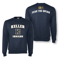 Load image into Gallery viewer, K-NATION Stack Crew Sweatshirt by Champion in Navy