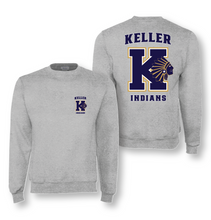 Load image into Gallery viewer, Indian NATION Crew Sweatshirt by Champion in Grey Htr