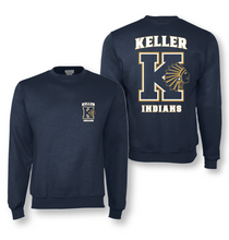 Load image into Gallery viewer, Indian NATION Crew Sweatshirt by Champion in Navy