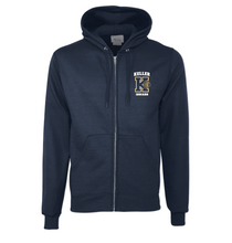 Load image into Gallery viewer, Indian NATION Full-zip Hoodie by Champion in Navy