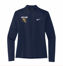 Load image into Gallery viewer, TnF Wings Womens DriFit 1/2 Zip by Nike in Navy