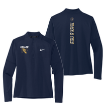 Load image into Gallery viewer, TnF Wings Womens DriFit 1/2 Zip by Nike in Navy