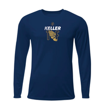 Load image into Gallery viewer, TnF Let's Fly LS DriFit Tee in Navy