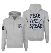 Load image into Gallery viewer, TnF FTS Full-zip Hoodie by Champion in Grey Htr