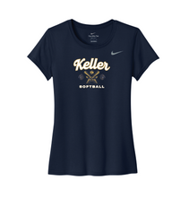 Load image into Gallery viewer, Triple Play Womens SS DriFit Tee in Navy by Nike