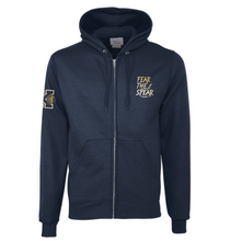 Load image into Gallery viewer, SFTBLL FTS Full-zip Hoodie by Champion in Navy