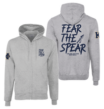 Load image into Gallery viewer, SFTBLL FTS Full-zip Hoodie by Champion in Grey Htr