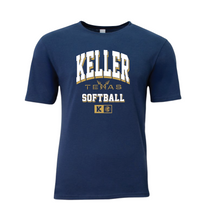 Load image into Gallery viewer, SFTBLL Arch SS DriFit Tee in Navy