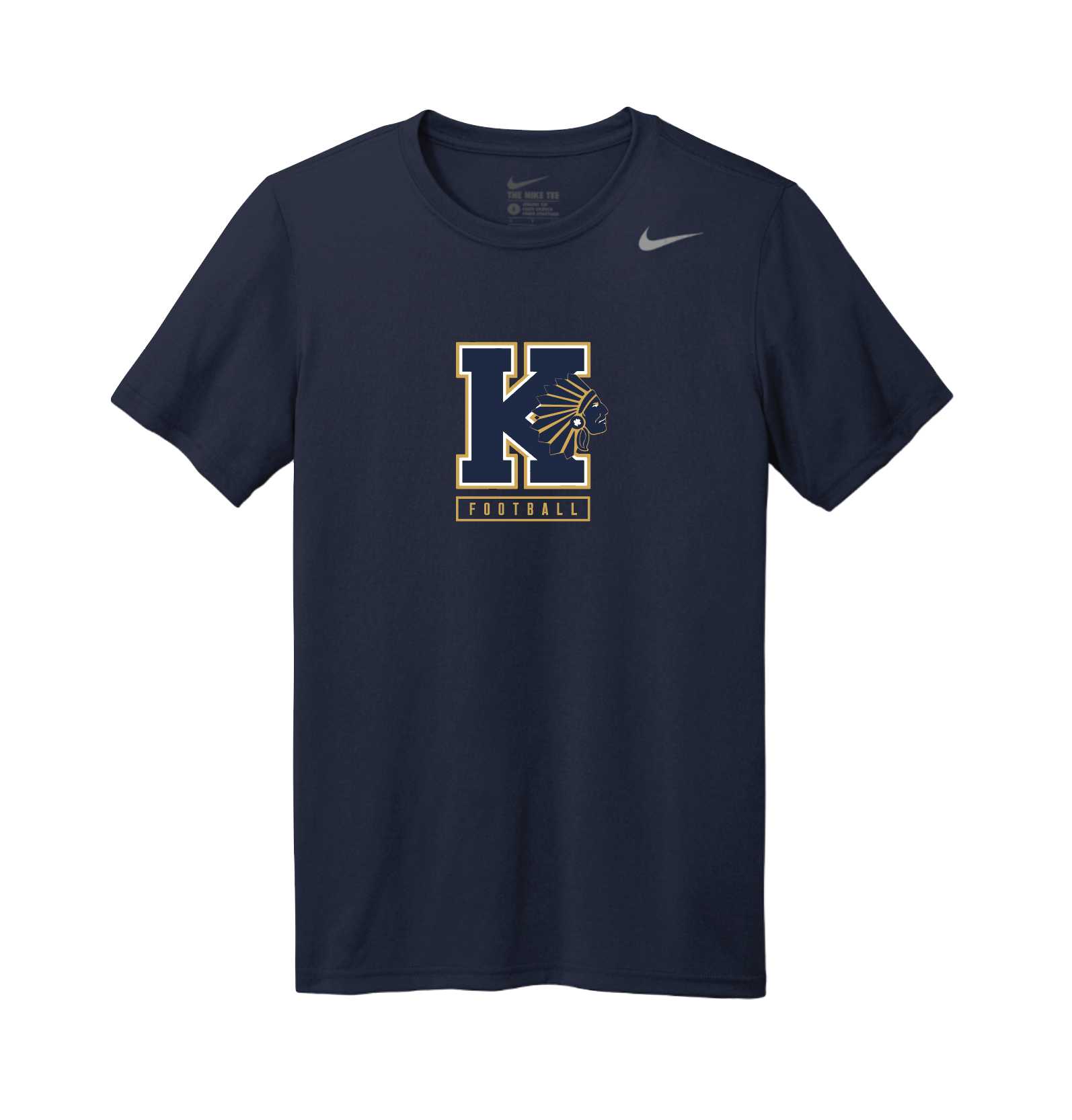K-Strong SS Unisex DriFit Tee in Navy by Nike – Keller Indians