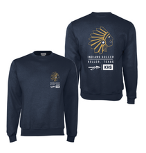 Load image into Gallery viewer, Megged Crew Sweatshirt by Champion in Navy