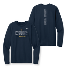 Load image into Gallery viewer, *OFFICIAL TNNS Major LS Unisex DriFit Tee in Navy by Nike