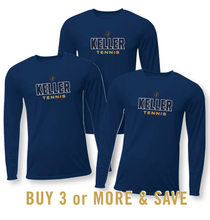 Load image into Gallery viewer, *OFFICIAL TNNS Major LS DriFit Tee in Navy