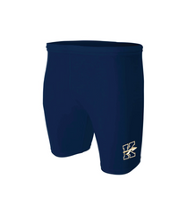 Load image into Gallery viewer, K-Spear Practice 8" Compression Shorts in Navy