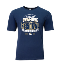 Load image into Gallery viewer, SWIM-DIVE REGIONALS SS DriFit Tee in Navy
