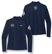 Load image into Gallery viewer, DIVE TEAM Going To STATE Womens DriFit 1/2 Zip by Nike in Navy