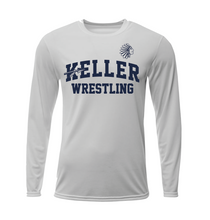 Load image into Gallery viewer, WRESTLE Practice LS DriFit Tee in Light Grey