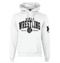 Load image into Gallery viewer, GIRLS Over-Under Oversized PO Hoodie in White