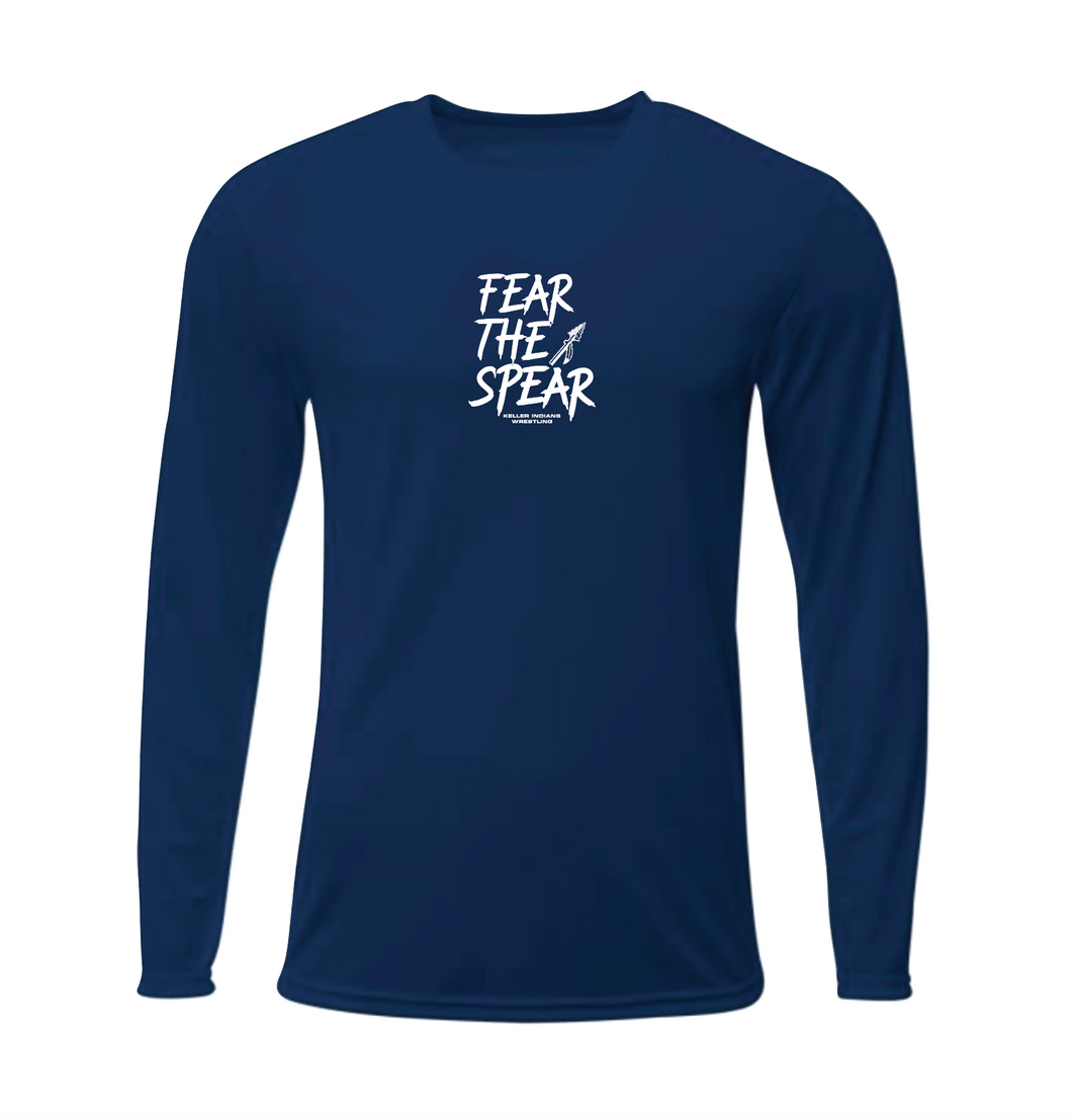 FTS Practice LS DriFit Tee in Navy