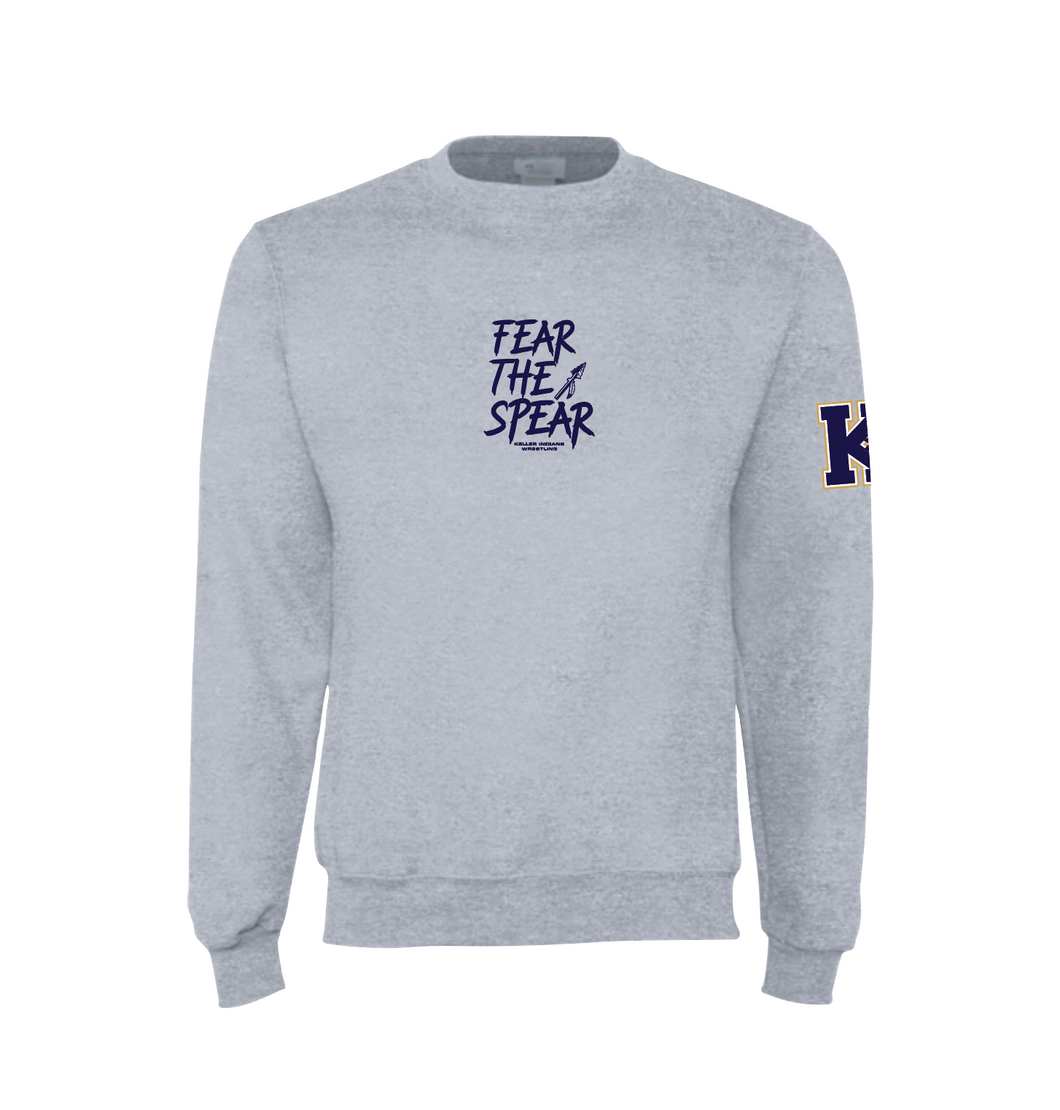 FTS Practice Crew Sweatshirt by Champion in Grey Htr