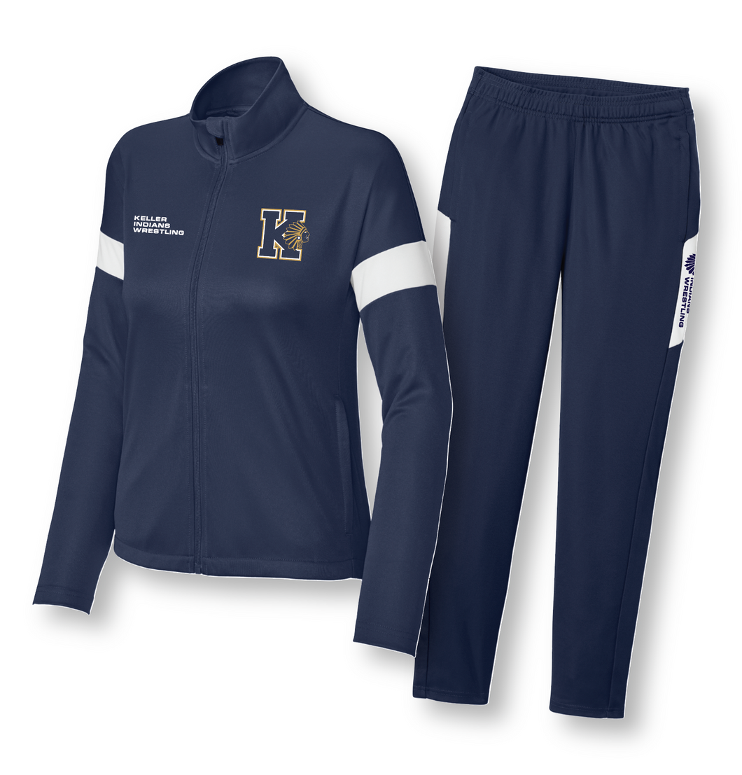 Indian Entourage Womens/Girls Travel Warm-up in Navy