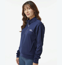 Load image into Gallery viewer, K-Stack Womens Lightweight DriFit 1/4 Zip by adidas in Navy
