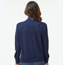 Load image into Gallery viewer, K-Stack Womens Lightweight DriFit 1/4 Zip by adidas in Navy
