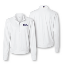 Load image into Gallery viewer, K-Stack Womens Lightweight DriFit 1/4 Zip by adidas in White
