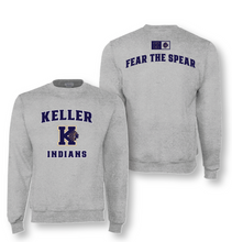 Load image into Gallery viewer, K-NATION Stack Crew Sweatshirt by Champion in Grey Htr
