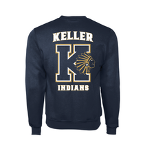 Load image into Gallery viewer, Indian NATION Crew Sweatshirt by Champion in Navy
