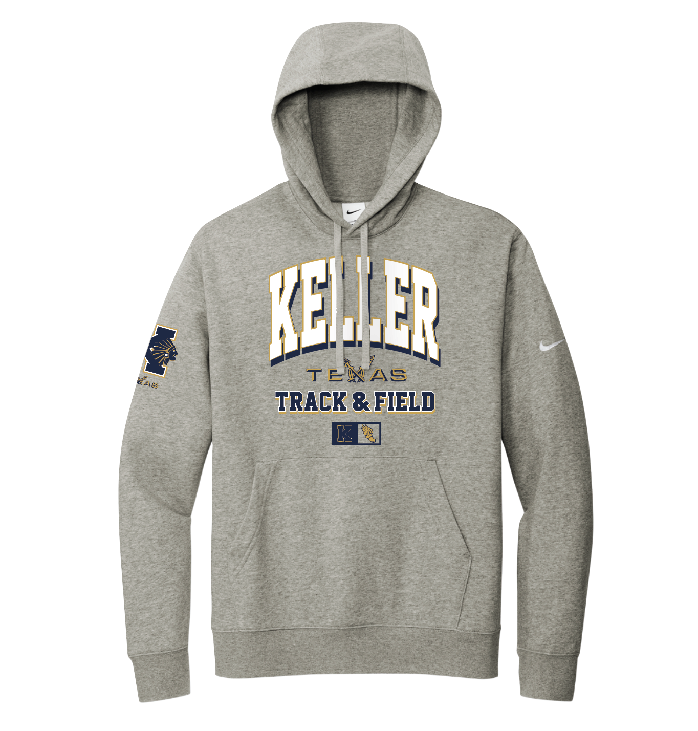 TnF Arch PO Hoodie by Nike in Grey Htr – Keller Indians