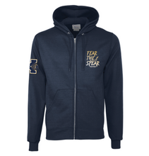 Load image into Gallery viewer, TnF FTS Full-zip Hoodie by Champion in Navy
