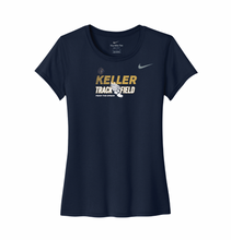 Load image into Gallery viewer, TnF Wings Womens SS DriFit Tee in Navy by Nike
