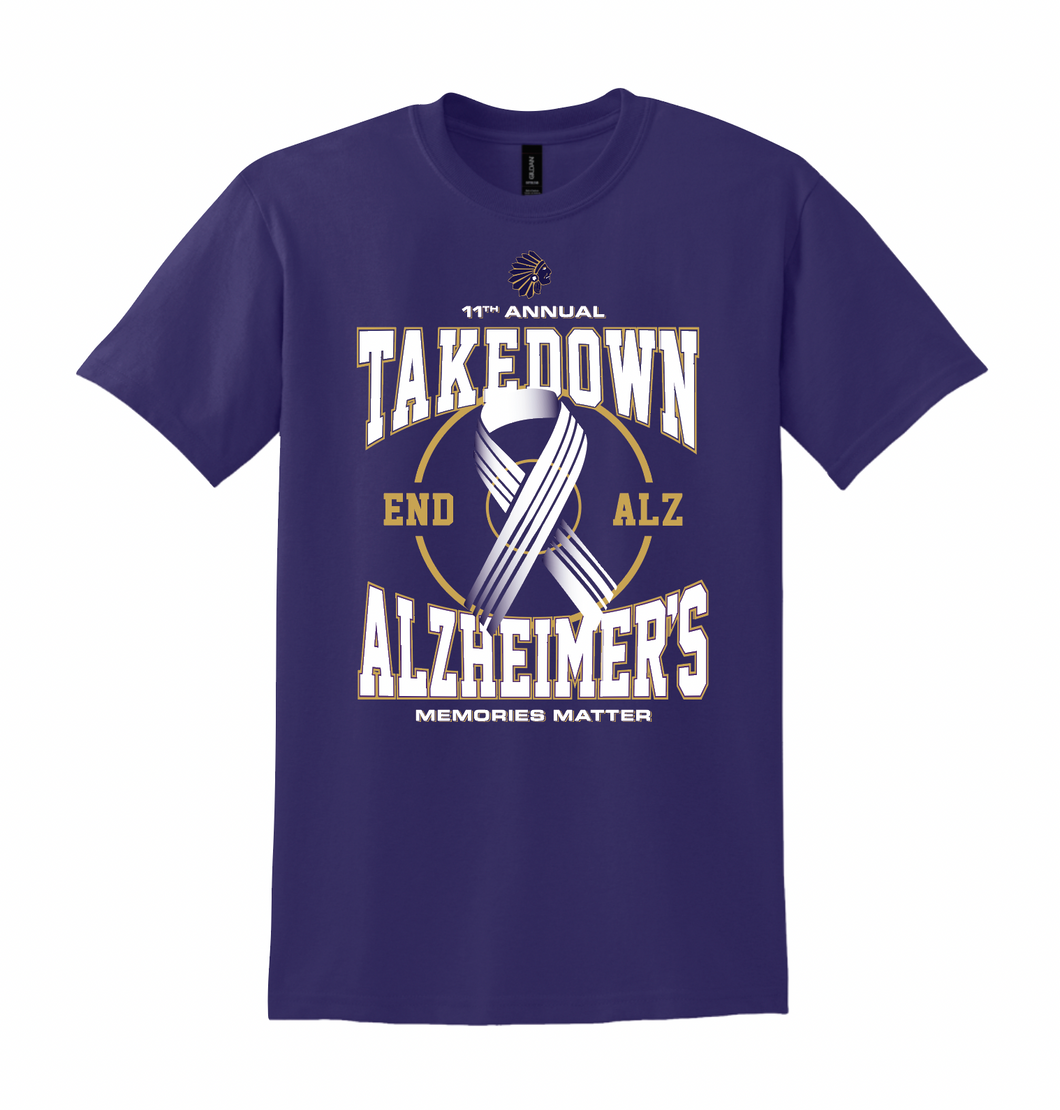 END ALZ SS Tee in Purple