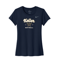 Load image into Gallery viewer, Triple Play Womens SS DriFit Tee in Navy by Nike
