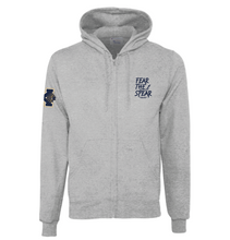 Load image into Gallery viewer, SFTBLL FTS Full-zip Hoodie by Champion in Grey Htr
