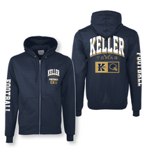Load image into Gallery viewer, FB ARCH Full-zip Hoodie by Champion in Navy
