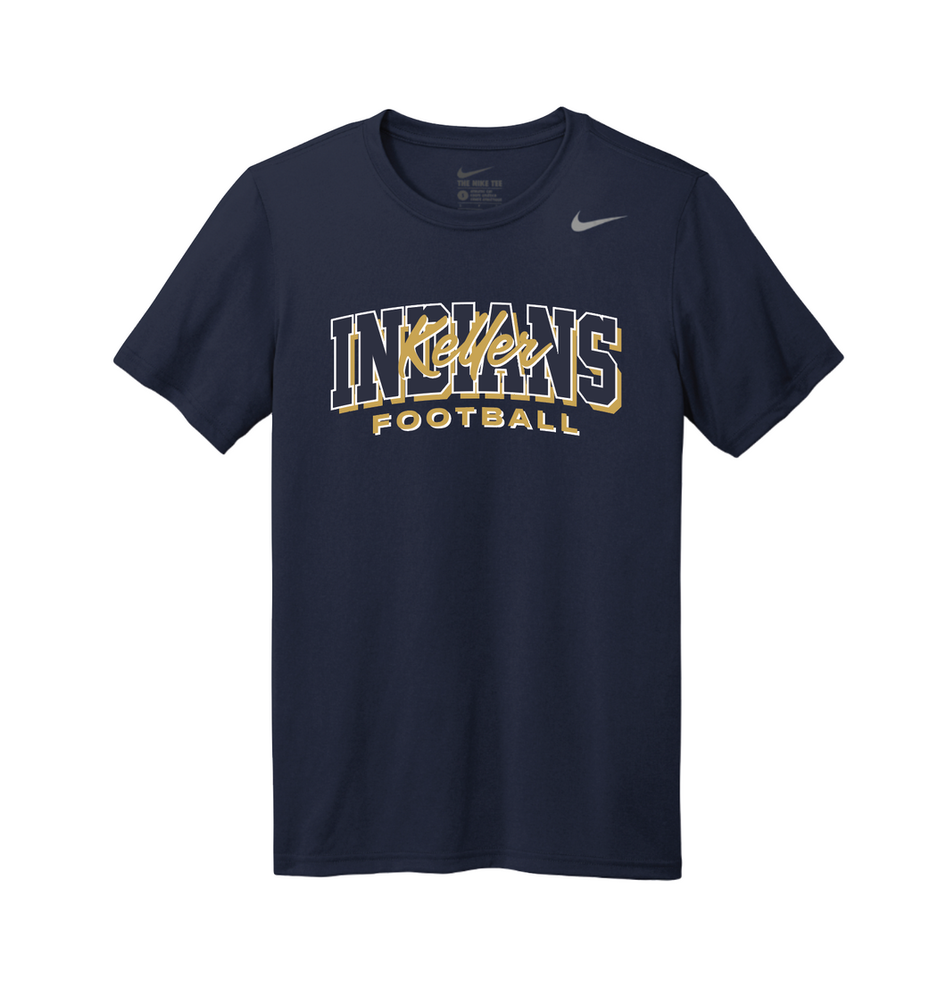 Frontline SS Unisex DriFit Tee in Navy by Nike