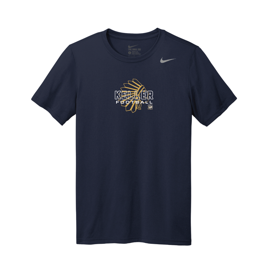 Hustle SS Unisex DriFit Tee in Navy by Nike