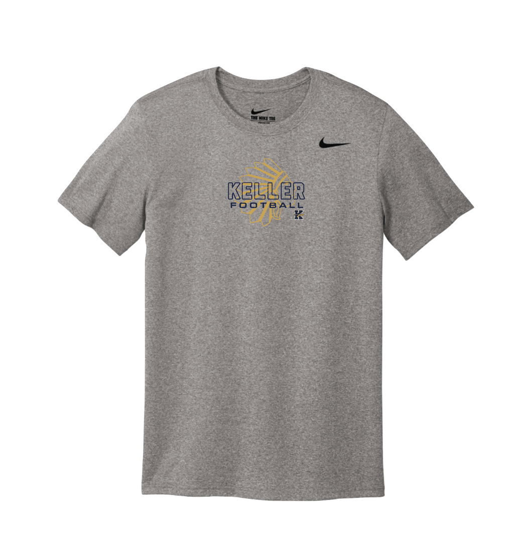 Hustle SS Unisex DriFit Tee in Grey Htr by Nike