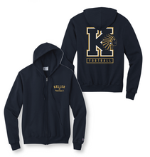 Load image into Gallery viewer, GAME DAY Full-zip Hoodie by Champion in Navy
