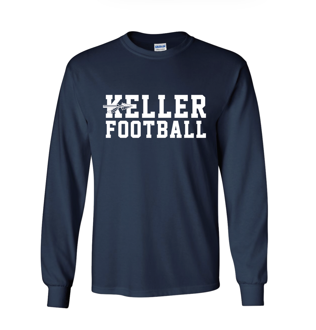 Victory LS Tee in Navy