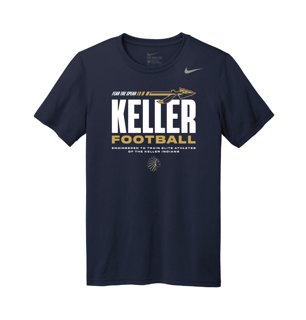 Elite SS Unisex DriFit Tee in Navy by Nike