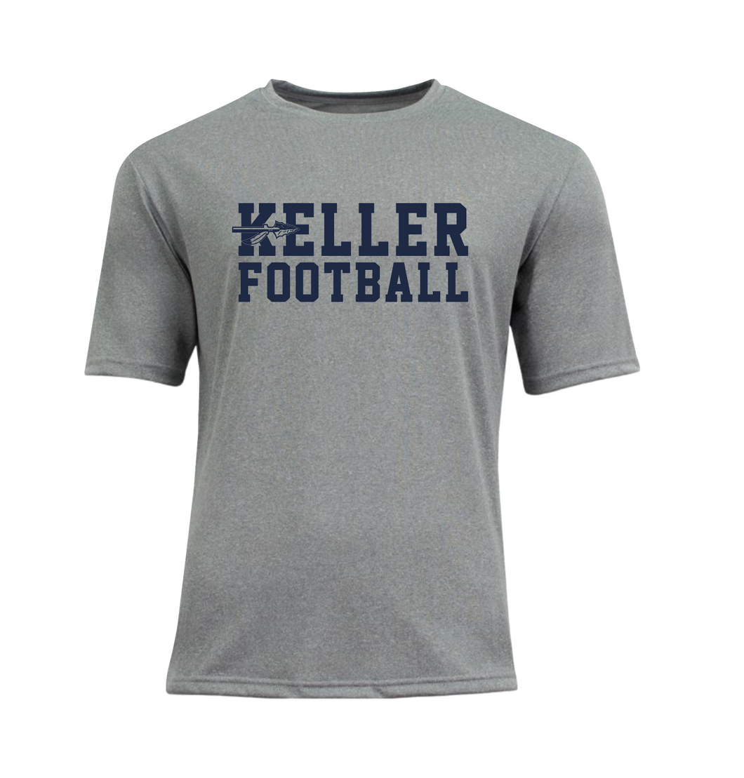Victory SS DriFit Tee in Grey Htr